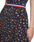 Фото #4 товара Платье миди с расклешенной юбкой в цветочном принте Tommy Hilfiger для женщин