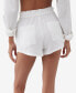 ფოტო #3 პროდუქტის Juniors' Carla Cotton High-Rise Pull-On Shorts