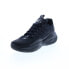Фото #4 товара Reebok Solution Mid Mens Black Leather Lace Up Athletic Basketball Shoes