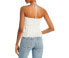 Aqua Womens Crochet Halter Top White Size XL
