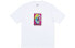 Фото #1 товара PALACE Mangal T-Shirt White 卡通印花短袖T恤 男女同款 白色 送礼推荐 / Футболка PALACE Mangal T-Shirt White T PAL-SS18-069