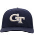 Фото #3 товара Men's Navy Georgia Tech Yellow Jackets Reflex Logo Flex Hat