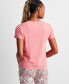 Women's Cotton Blend Short-Sleeve Sleep Tee XS-3X, Created for Macy's