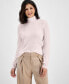 ფოტო #1 პროდუქტის 100% Cashmere Women's Turtleneck Sweater, Regular & Petites, Created for Macy's