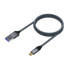 Фото #2 товара Кабель USB A — USB-C Aisens A107-0630 50 cm Серый (1 штук)