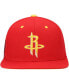 Men's Red Houston Rockets 40th Anniversary Color Flip Snapback Hat
