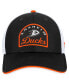 Фото #4 товара Branded Men's Black/White Anaheim Ducks Fundamental Adjustable Hat