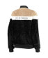 ფოტო #3 პროდუქტის Women's Black, Cream Minnesota Vikings Riot Squad Sherpa Full-Snap Jacket