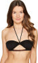 Фото #1 товара La Perla 168577 Womens Plastic Dream Bandeau Top Swimwear Black Size 34D
