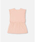 ფოტო #5 პროდუქტის Girl Tunic With Frills And Print Blush Pink - Child