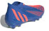 Футбольные кроссовки Adidas Predator Edge+ AG Голубые оранжевые Premium 40⅔ - фото #5