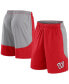 ფოტო #1 პროდუქტის Men's Red/Gray Washington Nationals Go Hard Shorts