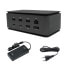 Фото #2 товара i-tec Metal USB4 Docking station Dual 4K HDMI DP with Power Delivery 80 W + Universal Charger 100 W - Wired - USB4 - 80 W - 3.5 mm - 10,100,1000 Mbit/s - Black