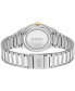 Women's Candor Quartz Silver-Tone Stainless Steel Watch 35mm