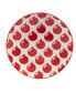 Фото #2 товара Peppermint Candy 6" Canape Plates Set of 6, Service for 6
