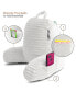 Фото #5 товара Cut Plush Striped Reading Pillow with Arms, Medium