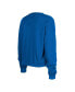 ფოტო #3 პროდუქტის Women's Royal Los Angeles Rams Thermal Crop Long Sleeve T-shirt