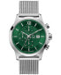 ფოტო #1 პროდუქტის Gc Executive Men's Swiss Chronograph Stainless Steel Mesh Bracelet Watch 44mm