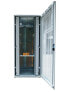 Фото #3 товара ALLNET ALL-SNB81222EKGrau - 22U - Freestanding rack - 500 kg - Gray - 7 cm - 4 fan(s)