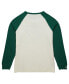 Фото #2 товара Men's Cream Minnesota Wild Legendary Slub Vintage-Like Raglan Long Sleeve T-shirt