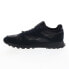 Фото #9 товара Reebok Classic Leather Mens Black Suede Lifestyle Sneakers Shoes