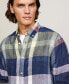 Men's Multi-Check Long Sleeve Button-Down Shirt