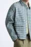 CHECKED JACQUARD JACKET