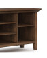 Фото #2 товара Redmond Solid Wood TV Media Stand with Open Shelves