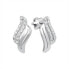 Фото #1 товара Beautiful earrings in white gold with zircons 239 001 00586 07