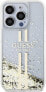 Фото #3 товара Guess Guess GUHCP15XLFCSEGT iPhone 15 Pro Max 6.7" transparent hardcase Liquid Glitter Gold Stripes