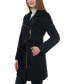 Фото #3 товара Women's Asymmetric Wool Blend Wrap Coat