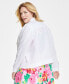 ფოტო #2 პროდუქტის Plus Size 100% Linen Jacket, Created for Macy's