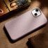 Skórzane etui iPhone 14 magnetyczne z MagSafe Litchi Premium Leather Case różowy