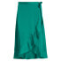 VILA Ellette Wrap High Waist Midi Skirt