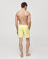 Фото #7 товара Men's Seersucker Striped Drawstring Swimsuit