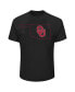 Men's Black Oklahoma Sooners Big and Tall Pop T-shirt