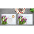 Фото #4 товара Скатерть тканевая tischsetmacher фиолетовая Лиловые Тюльпаны (набор из 12 шт)