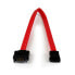 Фото #1 товара StarTech.com 0.3m SATA Extension Cable - 0.3 m - SATA III - SATA 7-pin - SATA 7-pin - Male/Female - Black - Red