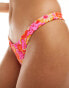 Kulani Kinis sugar rush minimal cheeky bikini bottom in multi floral print