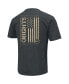 ფოტო #4 პროდუქტის Men's Heathered Black UCF Knights OHT Military-Inspired Appreciation Flag 2.0 T-shirt