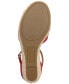 Фото #4 товара Women's Seleeney Wedge Sandals, Created for Macy's