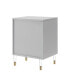 Фото #4 товара Araceli Single Drawer with Storage Compartment High Gloss Nightstand