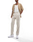 Фото #1 товара Bershka tailored trouser in sand