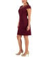 Plus Size Short-Sleeve Sheath Dress