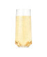 Фото #7 товара Raye Faceted Crystal Champagne Flutes, Set of 2, 10 Oz