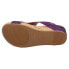 Фото #5 товара Corkys Carley Glitter Studded Wedge Womens Purple Casual Sandals 30-5316-PRGL