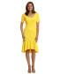 Women's Scoop-Neck Trumpet-Hem Dress