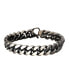 ფოტო #1 პროდუქტის Men's Steel Matte Curb Chain Bracelet
