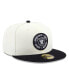 ფოტო #3 პროდუქტის Men's Cream and Black Las Vegas Raiders 2022 Inspire Change 59FIFTY Fitted Hat