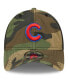 ფოტო #3 პროდუქტის Men's Camo Chicago Cubs Trucker 9TWENTY Snapback Hat